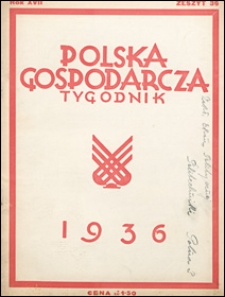Polska Gospodarcza 1936 nr 36