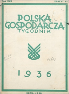 Polska Gospodarcza 1936 nr 43