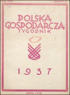 Polska Gospodarcza 1937 nr 12