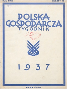 Polska Gospodarcza 1937 nr 13