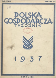 Polska Gospodarcza 1937 nr 32