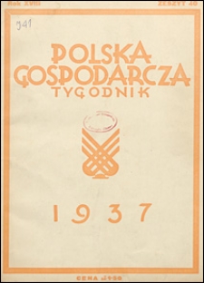 Polska Gospodarcza 1937 nr 40