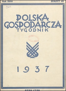 Polska Gospodarcza 1937 nr 48