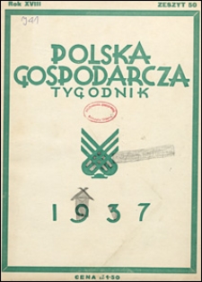 Polska Gospodarcza 1937 nr 50