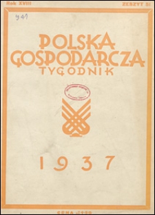Polska Gospodarcza 1937 nr 51