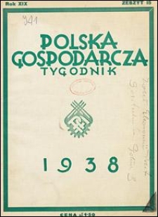 Polska Gospodarcza 1938 nr 15