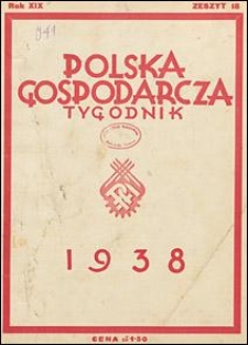 Polska Gospodarcza 1938 nr 18
