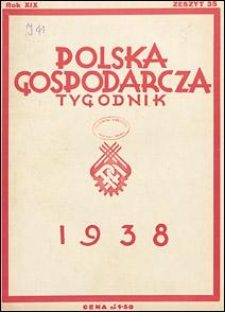 Polska Gospodarcza 1938 nr 35