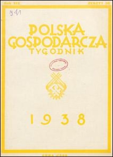 Polska Gospodarcza 1938 nr 36