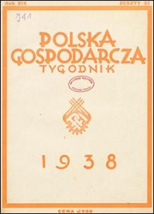Polska Gospodarcza 1938 nr 37