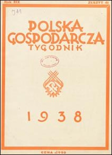 Polska Gospodarcza 1938 nr 41