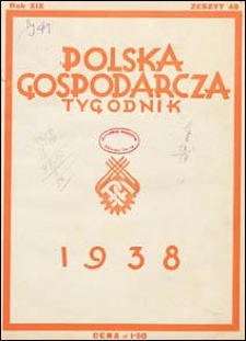 Polska Gospodarcza 1938 nr 49