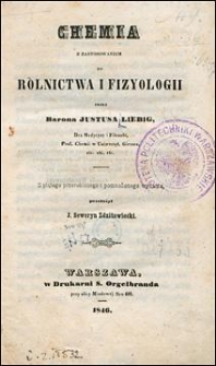 Chemia z zastosowaniem do rolnictwa i fizyologii