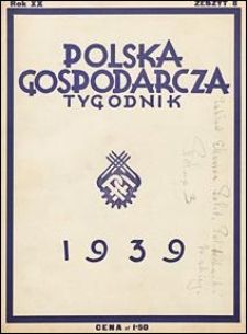 Polska Gospodarcza 1939 nr 8