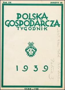 Polska Gospodarcza 1939 nr 10