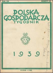 Polska Gospodarcza 1939 nr 18