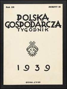 Polska Gospodarcza 1939 nr 19