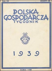 Polska Gospodarcza 1939 nr 28