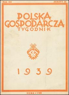 Polska Gospodarcza 1939 nr 31