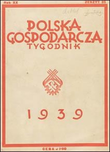 Polska Gospodarcza 1939 nr 35