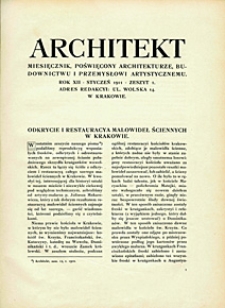 Architekt 1911 z. 1
