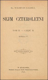 Sejm Czteroletni. T. 2, cz. 2, ks. 5