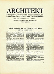Architekt 1911 z. 6