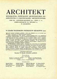 Architekt 1911 z. 11-12