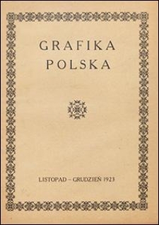 Grafika Polska 1923 nr 11/12