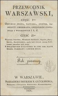 Przewodnik Warszawski. Cz. 1 i 2