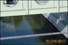 Stopień wodny Freudenau, Dunaj, sygnalizacja końca drogi wodnej, Freudenau, Austria