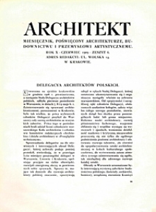 Architekt 1909 nr 6