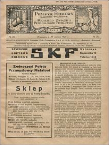 Przemysł Metalowy 1925 nr 25