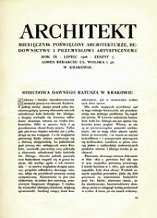 Architekt 1908 z. 7