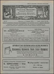 Przemysł Metalowy 1929 nr 45