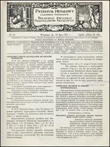 Przemysł Metalowy 1931 nr 29