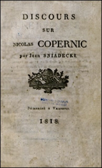 Discours sur Nicolas Copernic