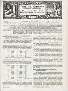 Przemysł Metalowy 1931 nr 47