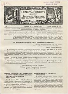 Przemysł Metalowy 1934 nr 2