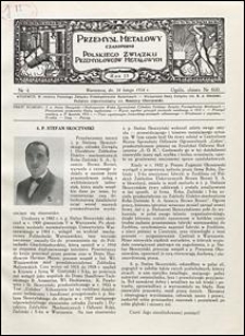 Przemysł Metalowy 1934 nr 4