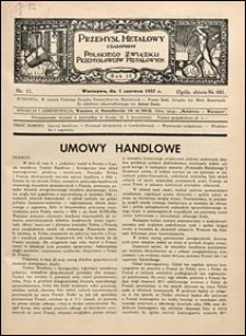 Przemysł Metalowy 1937 nr 11