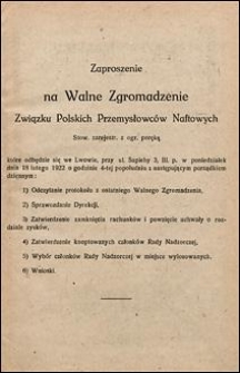 Przegląd Gazowniczy i Wodociągowy 1922 Dodatek