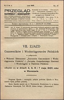 Przegląd Gazowniczy i Wodociągowy 1925 nr 2
