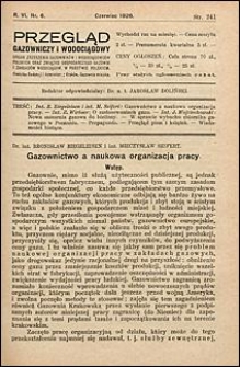 Przegląd Gazowniczy i Wodociągowy 1926 nr 6