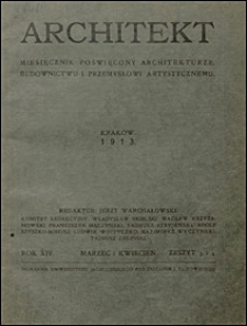 Architekt 1913 nr 3-4