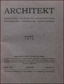 Architekt 1913 nr 8