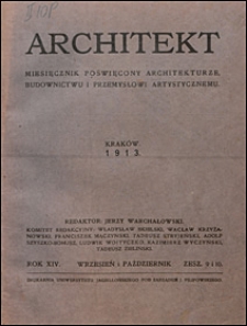 Architekt 1913 nr 9-10