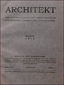 Architekt 1913 nr 11