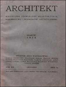 Architekt 1913 nr 12