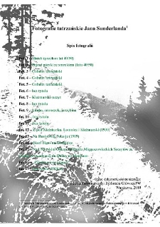 Fotografie tatrzańskie Jana Sunderlanda